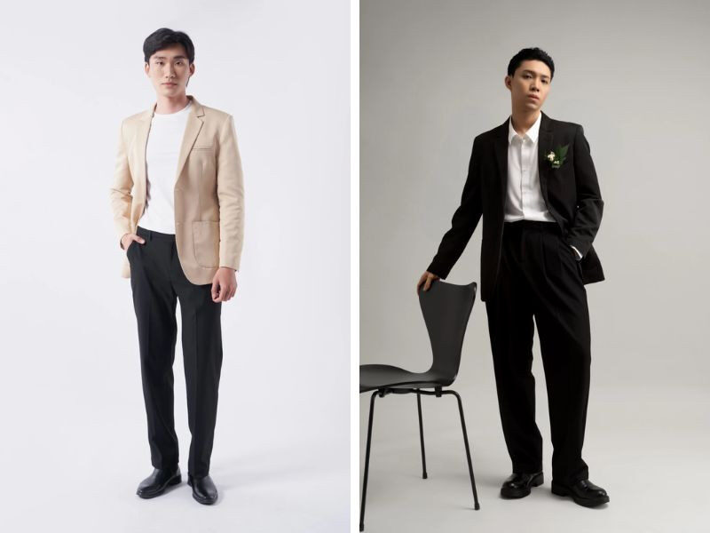 Bỏ túi 9+ mẫu áo blazer dạ nam trẻ trung, lịch lãm hack tuổi