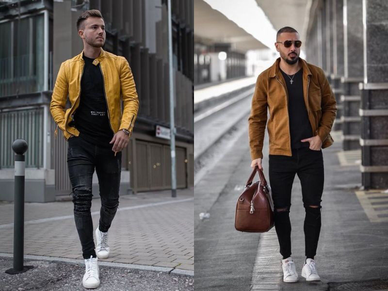 Top 10 cách phối đồ với áo khoác nam màu vàng đẹp và thu hút nhất