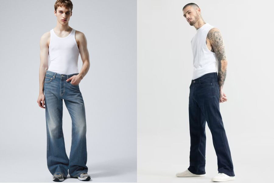 Bootcut jeans là gì? Phối đồ cá tính với chiếc quần bootcut jeans nam