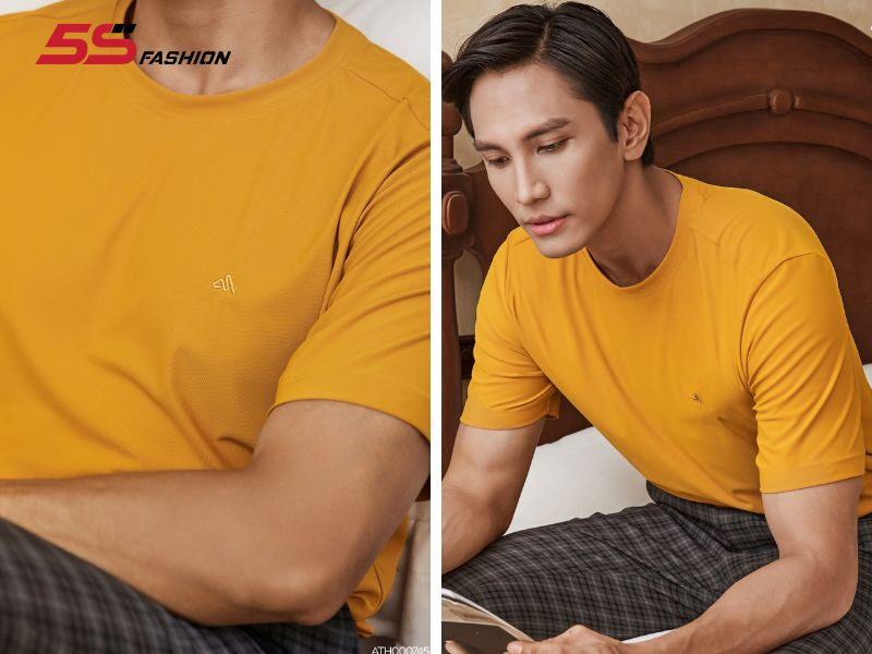 8+ Mẫu Áo Thun Nam Màu Vàng Trẻ Trung, Phong Cách Nhất