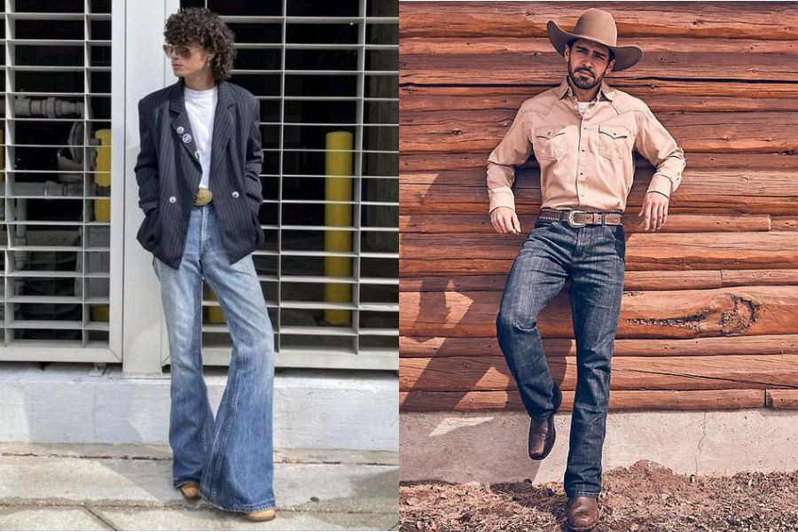 Bootcut jeans là gì? Phối đồ cá tính với chiếc quần bootcut jeans nam