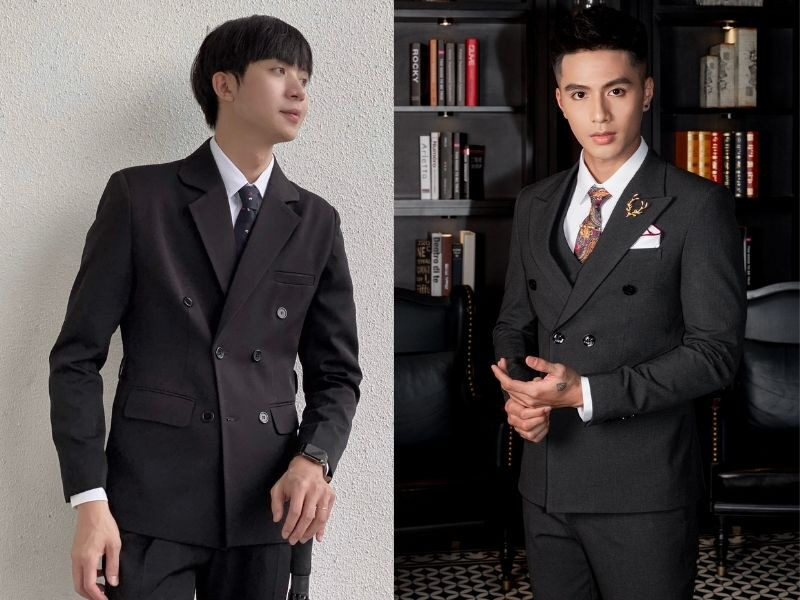 Cách mặc áo vest nam 6 khuy chuẩn lịch lãm cho quý ông