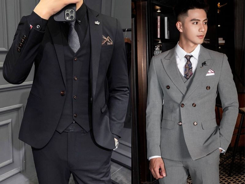 Cách mặc áo vest nam 6 khuy chuẩn lịch lãm cho quý ông