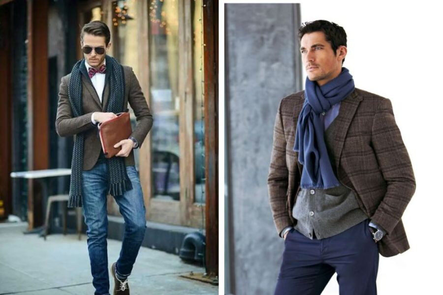 Mách chàng cách chọn khăn quàng cổ cho nam dễ phối đồ nhất