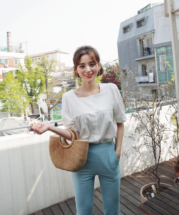 Áo sơ mi cổ vuông
