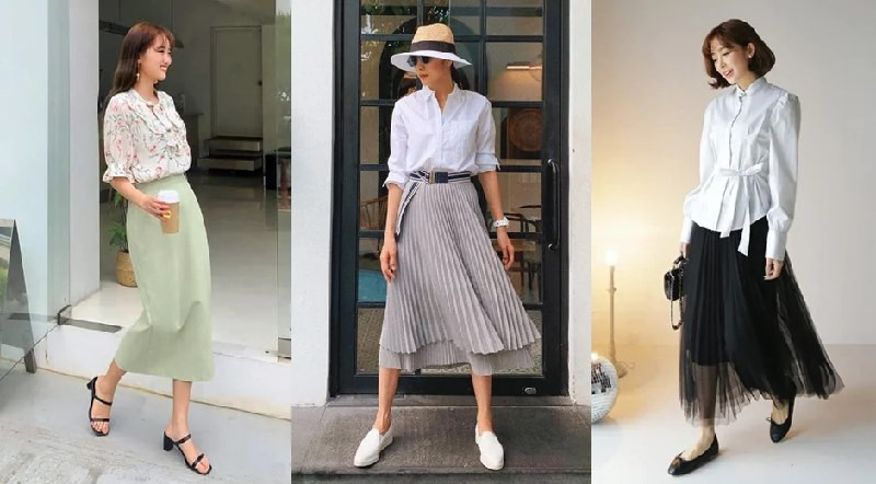 7 Cách Mix Đồ Với Chân Váy Dài Đảm Bảo Làm Bạn Thích Mê