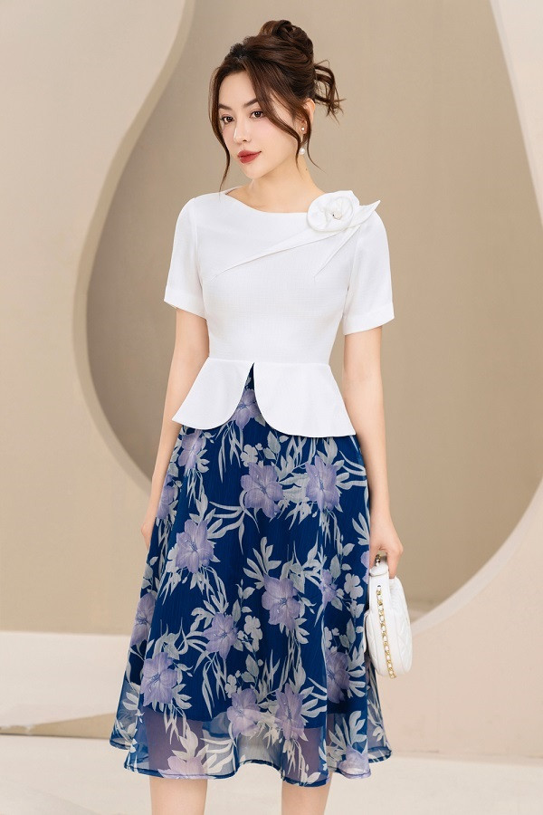 20+ mẫu váy đầm peplum dự tiệc giúp tôn dáng, sang trọng