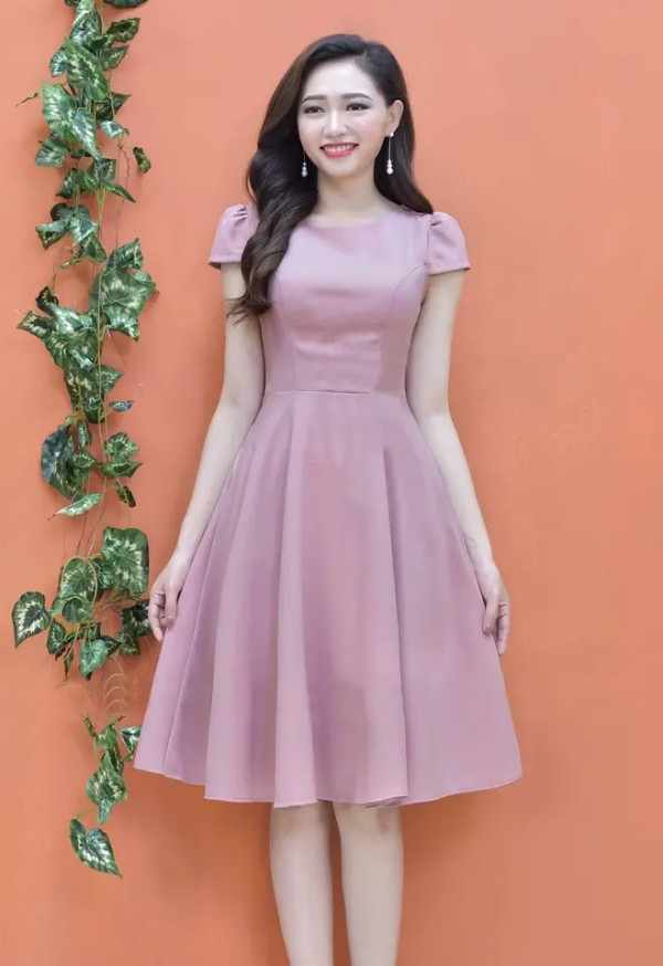 7+ Mẫu váy hồng Pastel dự tiệc nhẹ nhàng, sang trọng hot trend 2024