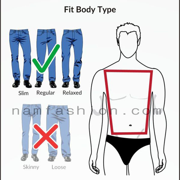 Cách chọn quần jean chuẩn với thân hình nam giới
